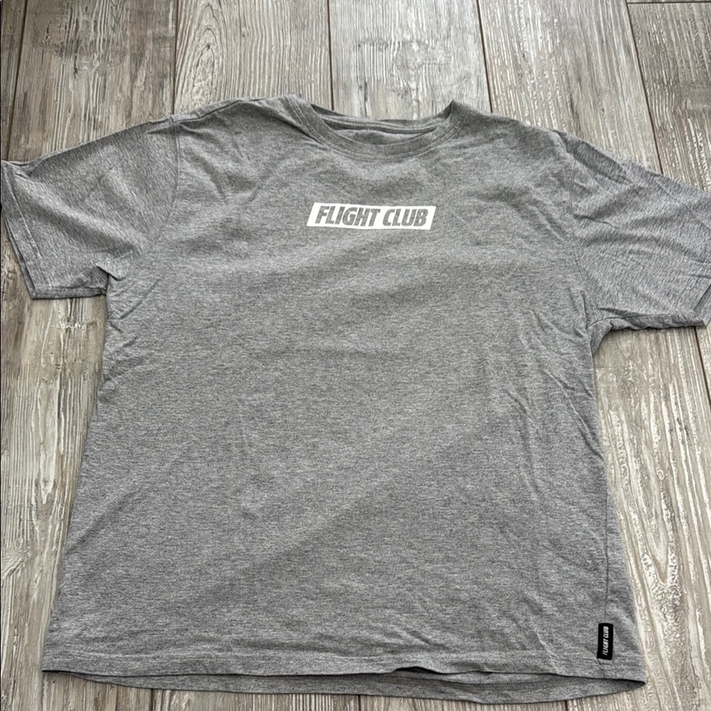 Flight Club Gray Men's Short Sleeve Tee